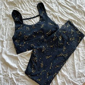 WORKOUT SET WITH STAR PATTERNS